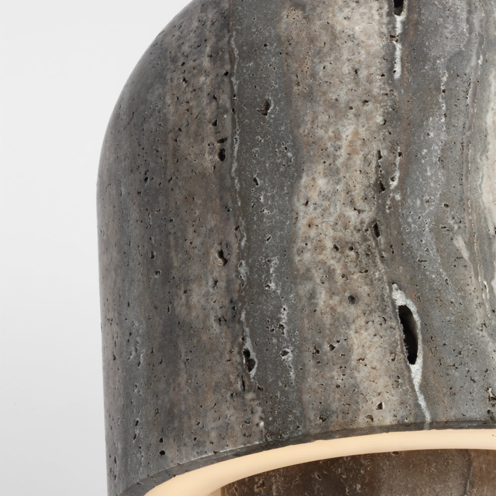 Visual Comfort Kennett Small Travertine Table Lamp 1