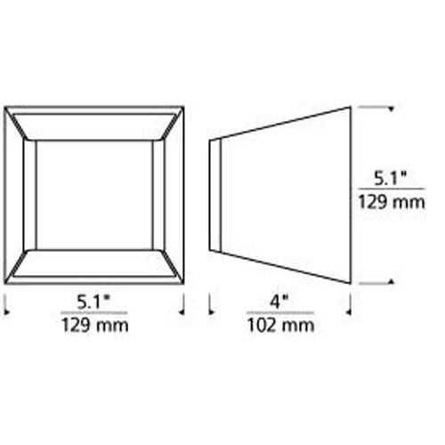 Tech Lighting 700WSEBB Ebb Outdoor Wall Additional Image 4