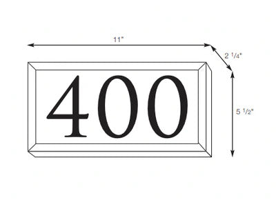 SPJ Lighting SPJ43-02A (3 numbers) LED Address Light 12V or 120V