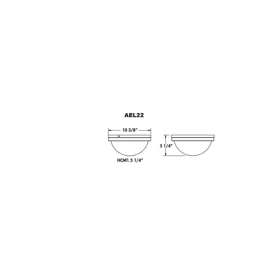 Advantage Environmental Lighting AE22 Commercial Eurostyle Round