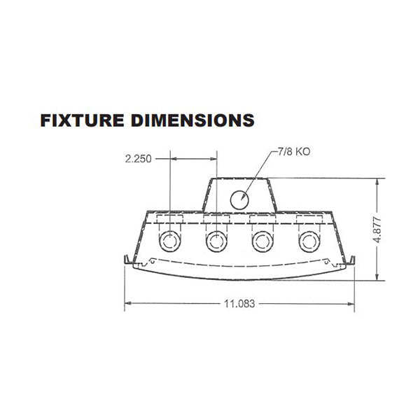 Advantage Environmental Lighting CHB High Performance Louvered Fluorescent Highbay Luminaire