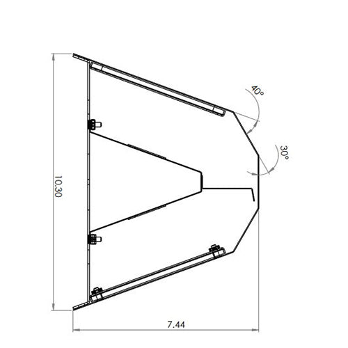 Advantage Environmental Lighting CLM Wall Mount LED Clean Room