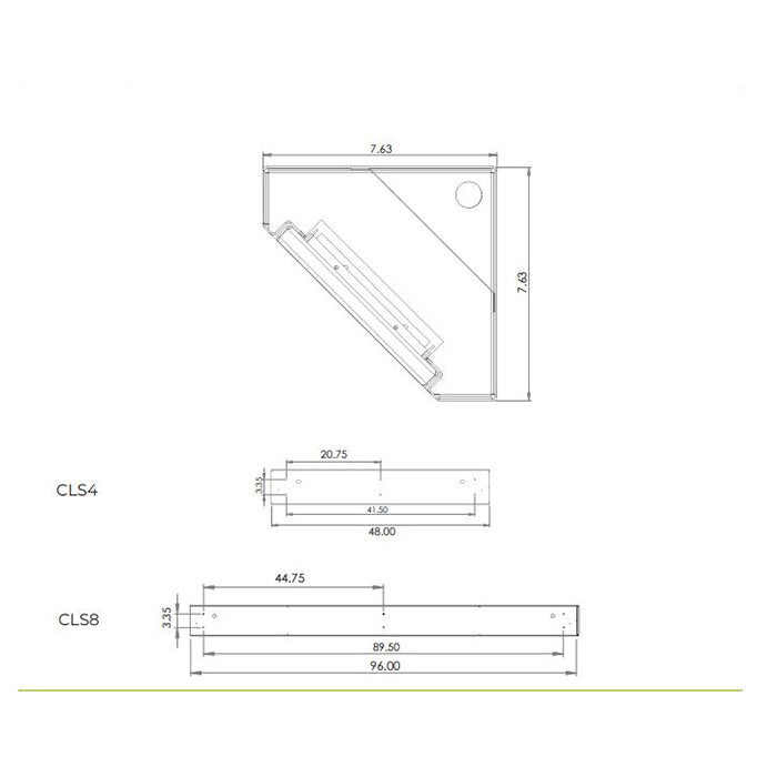 Advantage Environmental Lighting CLS Corner Surface Mount LED Luminaire