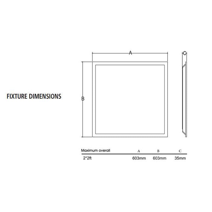 Advantage Environmental Lighting CSKY LED Cloud Image Flat Panel (Set of 4 Continuous Panels)