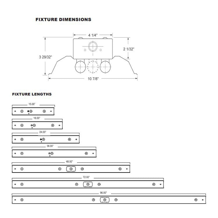Advantage Environmental Lighting CSL Series Best Quality Commercial Strip Wired for or with LED Tubes