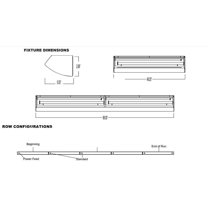 Advantage Environmental Lighting LASW High Performance Slotted LED Wall Mount Luminaire