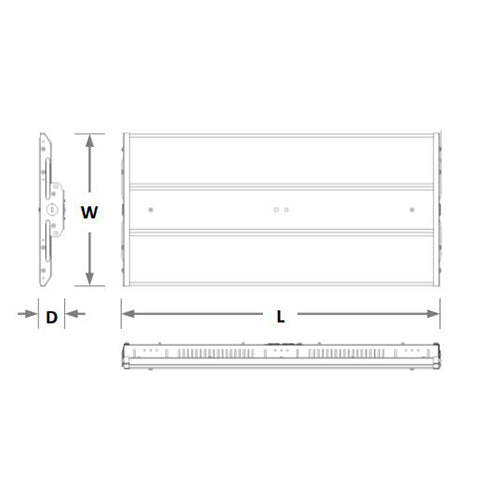 Advantage Environmental Lighting LBHB Architectural Style I-Beam High Bay