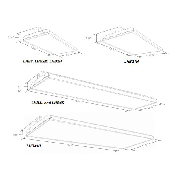 Advantage Environmental Lighting LHB LED Full Body High Bay