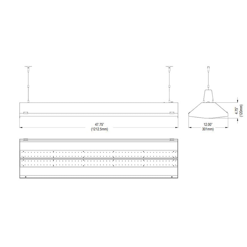 Advantage Environmental Lighting LLHB LED Linear High Bay