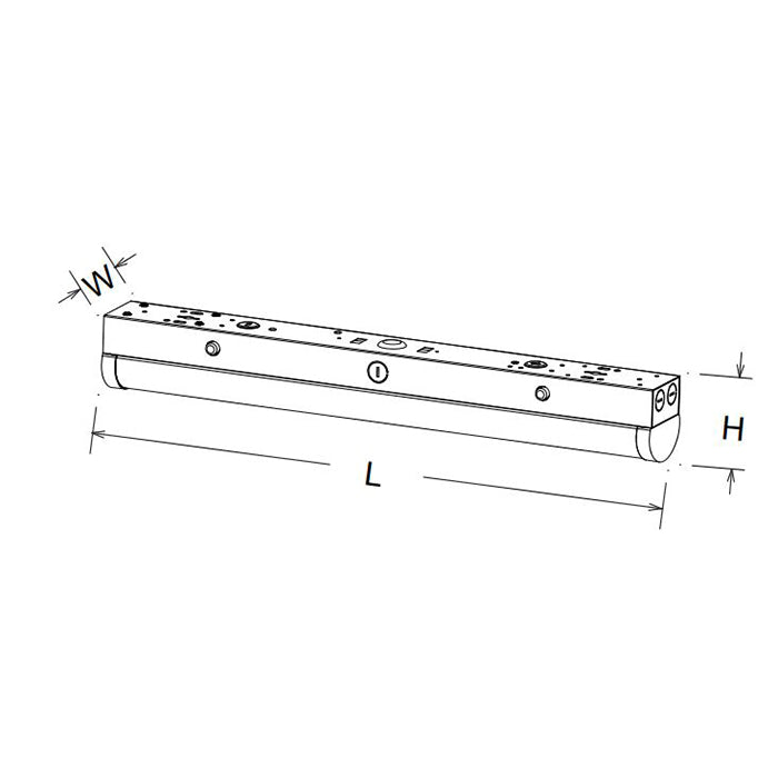 Advantage Environmental Lighting LSCDRSL CCT/Wattage Selectable LED Covered Strip