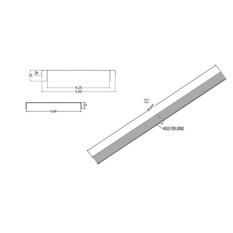 Advantage Environmental Lighting LSRR LED Strip Retrofit Kit w/ Round Frosted Lens