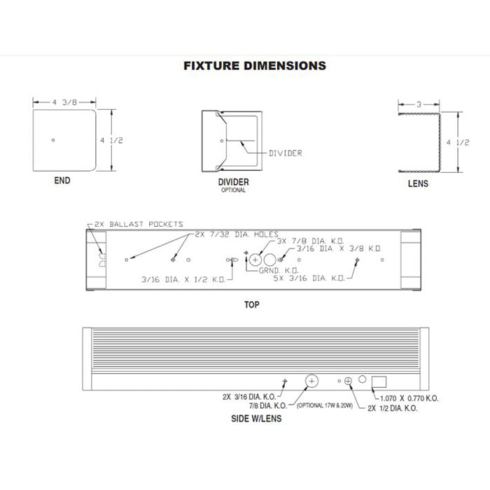 Advantage Environmental Lighting LSWV13 LED Stairwell Luminaire with Sensor