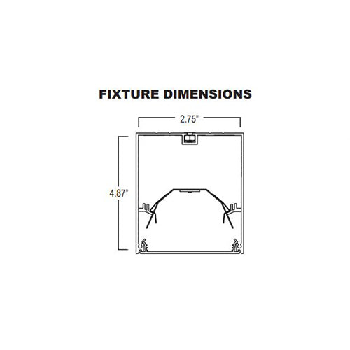 Advantage Environmental Lighting MEF24 Surface Mount Direct Aluminum LED Luminaire