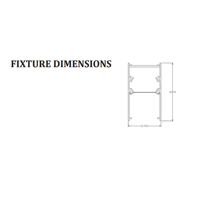 Advantage Environmental Lighting MEF24DIDA Suspended Mount Direct/Indirect Aluminum LED Luminaire
