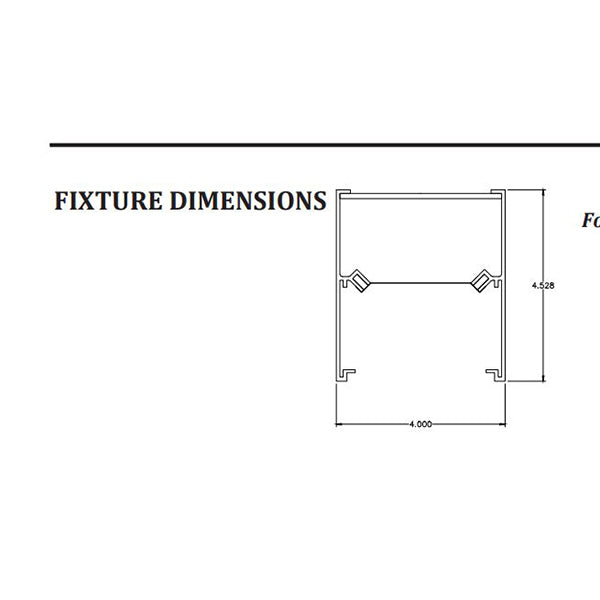 Advantage Environmental Lighting MEF4DIDA Suspended Mount Direct/Indirect Aluminum LED Luminaire