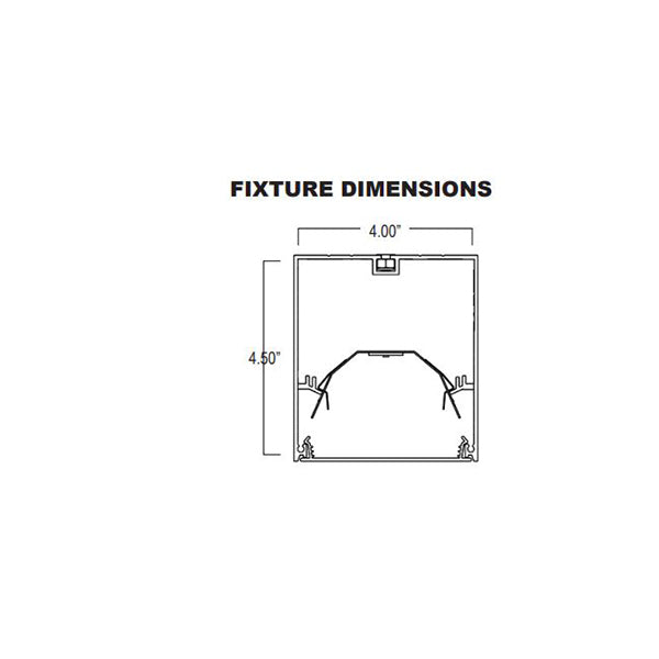 Advantage Environmental Lighting MEF4RS Recessed Steel LED Luminaire