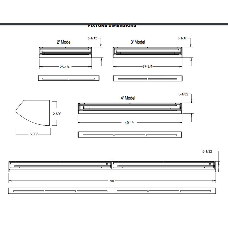 Advantage Environmental Lighting MEK Slotted LED Wall Mount Luminaire