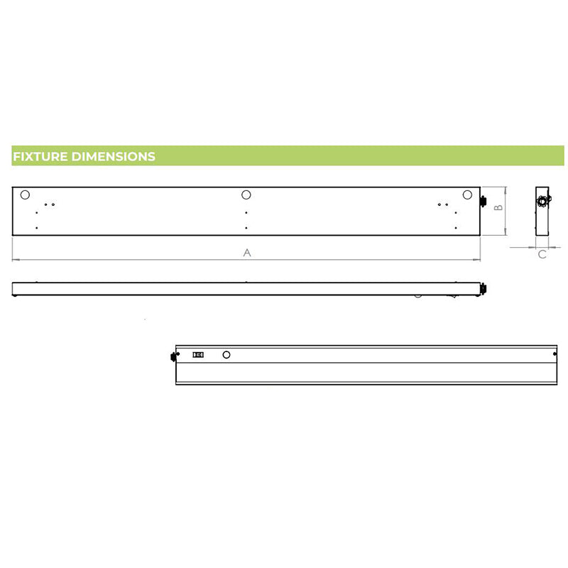 Advantage Environmental Lighting MEM LED Under Cabinet 120V-277V