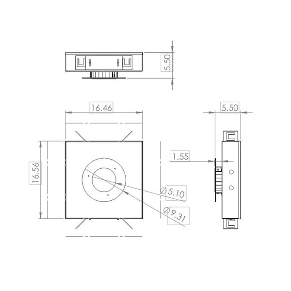 Advantage Environmental Lighting MEOSS - LED Surgical Suite Downlight