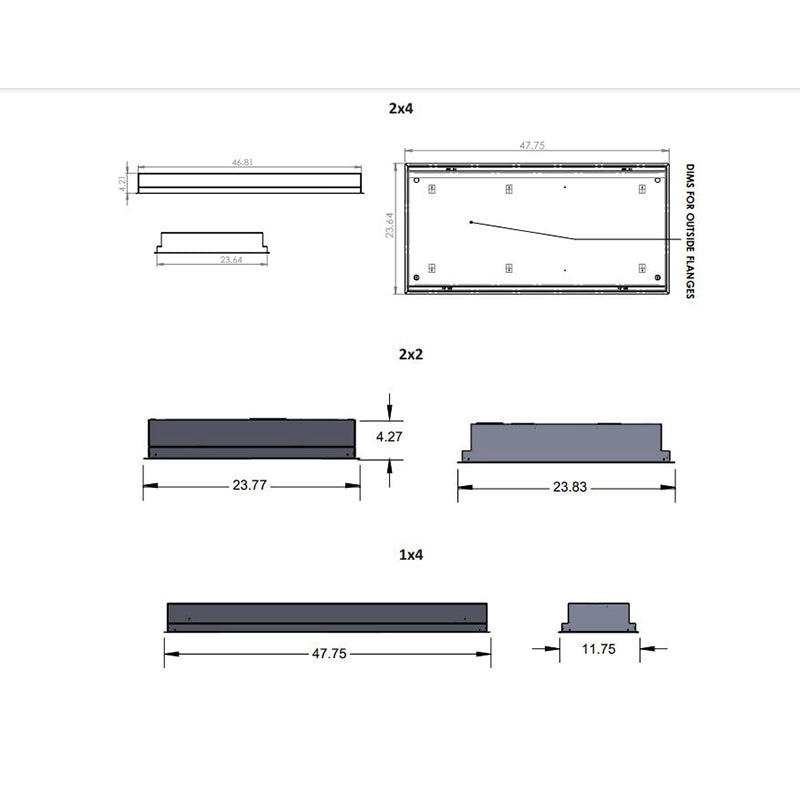 Advantage Environmental Lighting MEW Recessed LED Luminaire for MRI and Imaging Suites