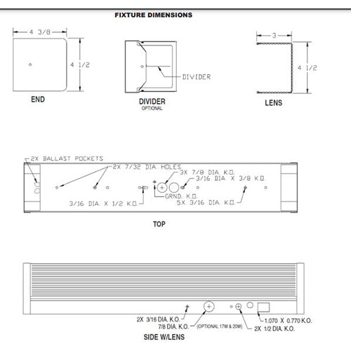Advantage Environmental Lighting SWV13 Fluorescent Stairwell Luminaire with Sensor