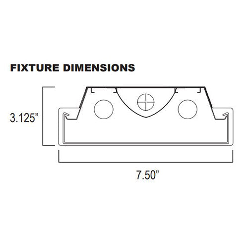 Advantage Environmental Lighting WA 7" Fluorescent Wrap