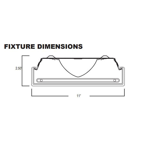 Advantage Environmental Lighting WD Angled Fluorescent Wrap Luminaire