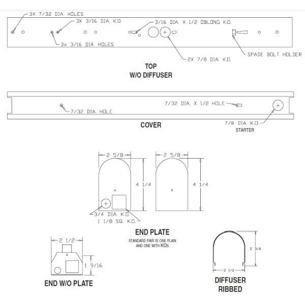 Advantage Environmental Lighting WV02 Wall Vanity Luminaire
