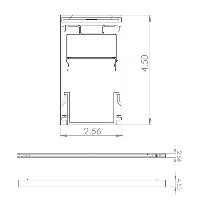 Advantage Environmental Lighting XDL24SM 2.5" X 4.5" Linear Surface Mount