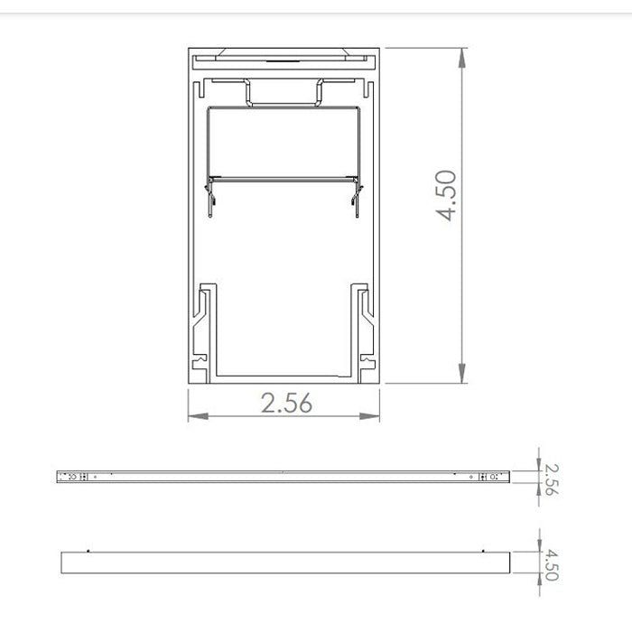 Advantage Environmental Lighting XDL24SMWL 2.5" x 4.5" Linear Surface Mount Wet Location