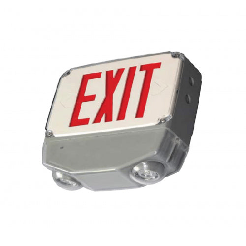 Advantage Environmental Lighting XEM5WLU Wet Location All LED Exit & Emergency Combo