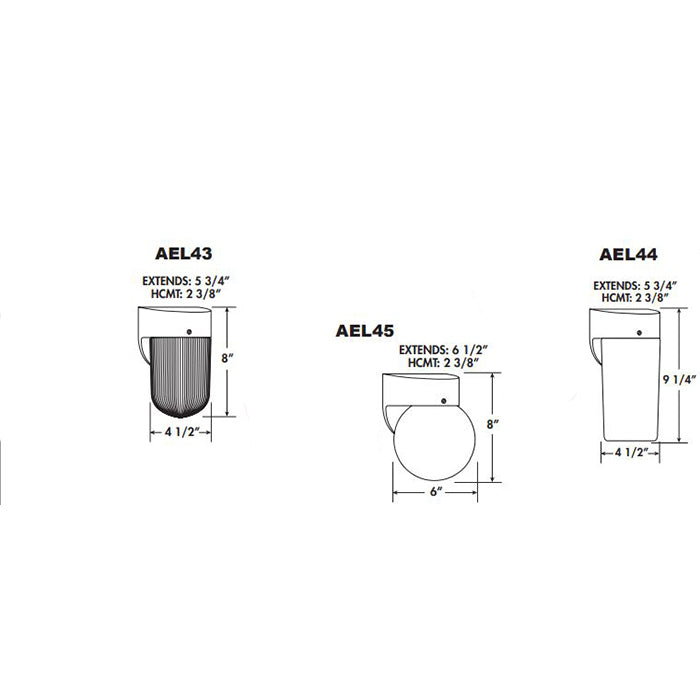 Advantage Environmental Lighting AE43, AE44, or AE45 Fitter Neck Pocket