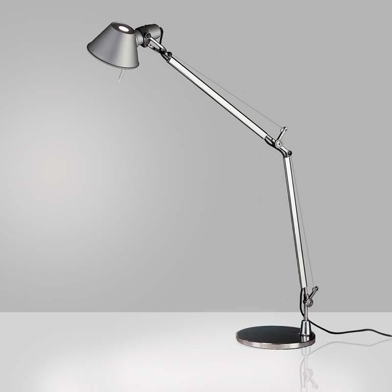 Artemide TOL0006 Tolomeo 12W Aluminum Classic LED Table Light with Base - Seginus Lighting