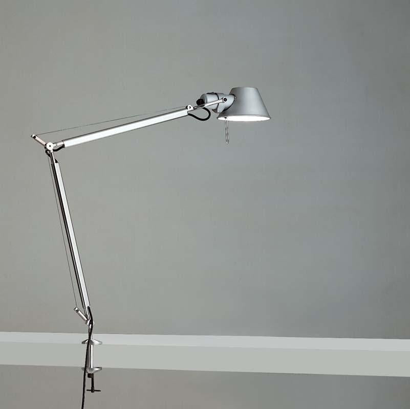 Artemide TOL0020 Tolomeo Classic 10W LED Aluminum Table Light with Clamp - Seginus Lighting