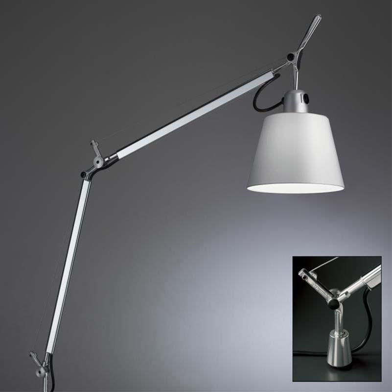 Artemide TLS00 Tolomeo Max 75W E26 Aluminum Table Light with In-Set Pivot - Seginus Lighting