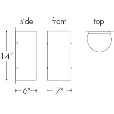 Basics 9271 Outdoor Wall Sconce By Ultralights Lighting Additional Image 1