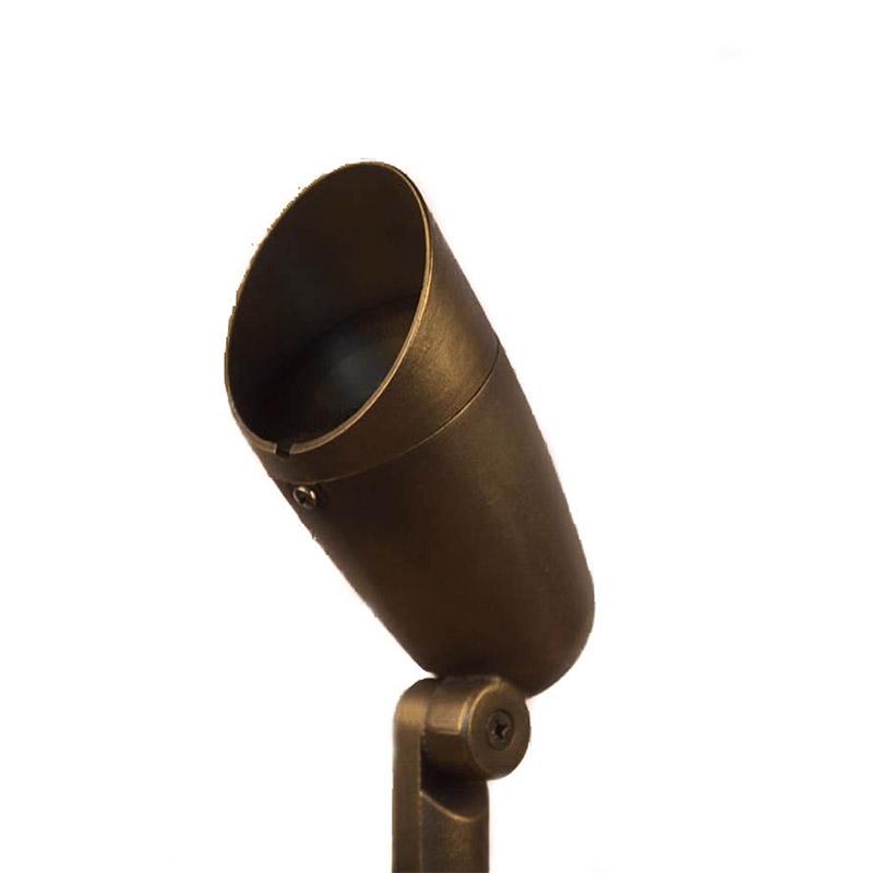 CopperMoon Lighting CM.125 Professional Brass Bullet Uplight With Stake