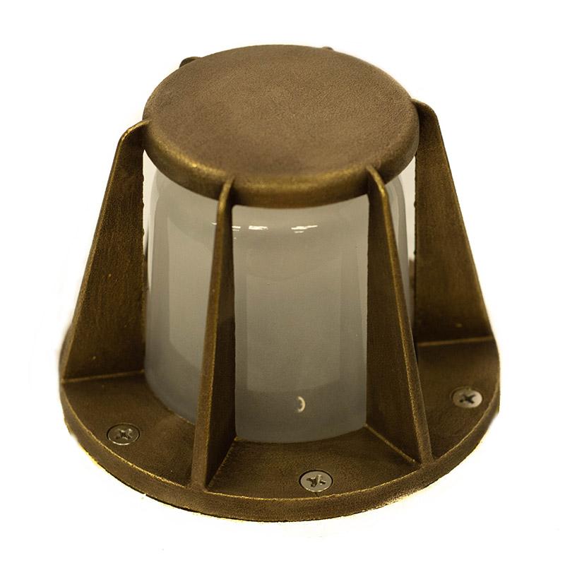 CopperMoon Lighting CM.392 Brass Well Light Beacon, High Profile Top