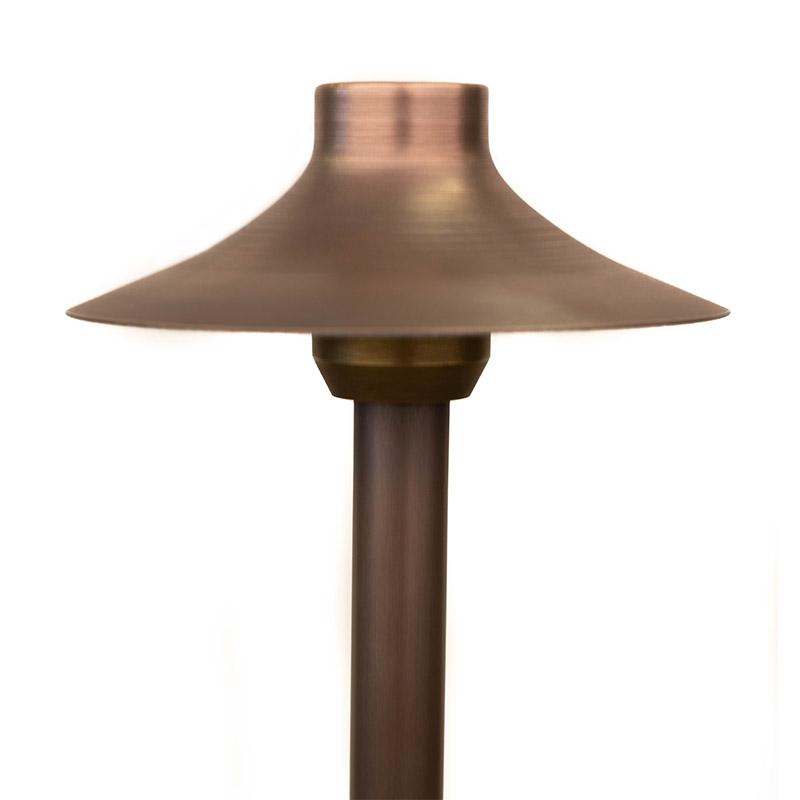 CopperMoon Lighting CM.710-15 Copper 6Inch Path Light Top 15Inch X 3-4Inch Copper Stem With Stake