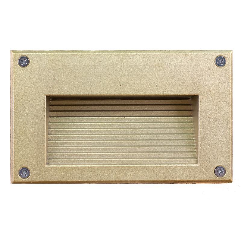 CopperMoon Lighting CM.845 Brass Step Light Louvers - Large & Wide (Housing NOT Included)