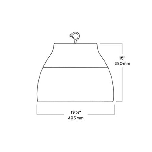Lightolier 3DP-IHB Decorative High bay IHB Series