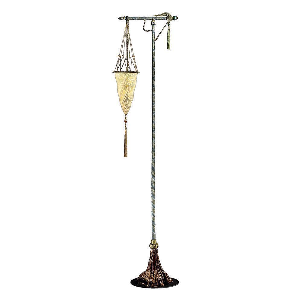 Fortuny 174-ST-3 Cesendello Floor Lamp Plain Silk Shade - 68-1/2" Additional Image 1