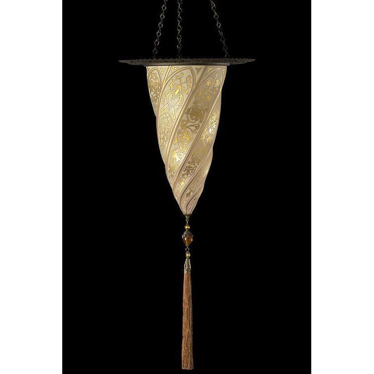 Fortuny G-029-CEC-1 Glass Cesendello Ceiling with Metal Ring - 11-1/4"
