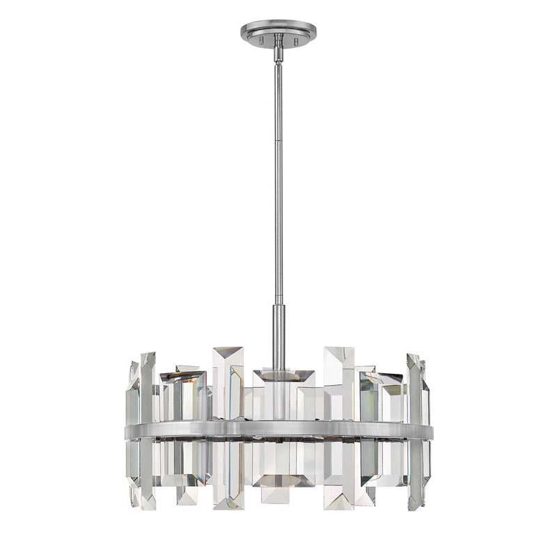 Fredrick Ramond FR39214PNI Chandelier Odette Polished Nickel Pendant Lights