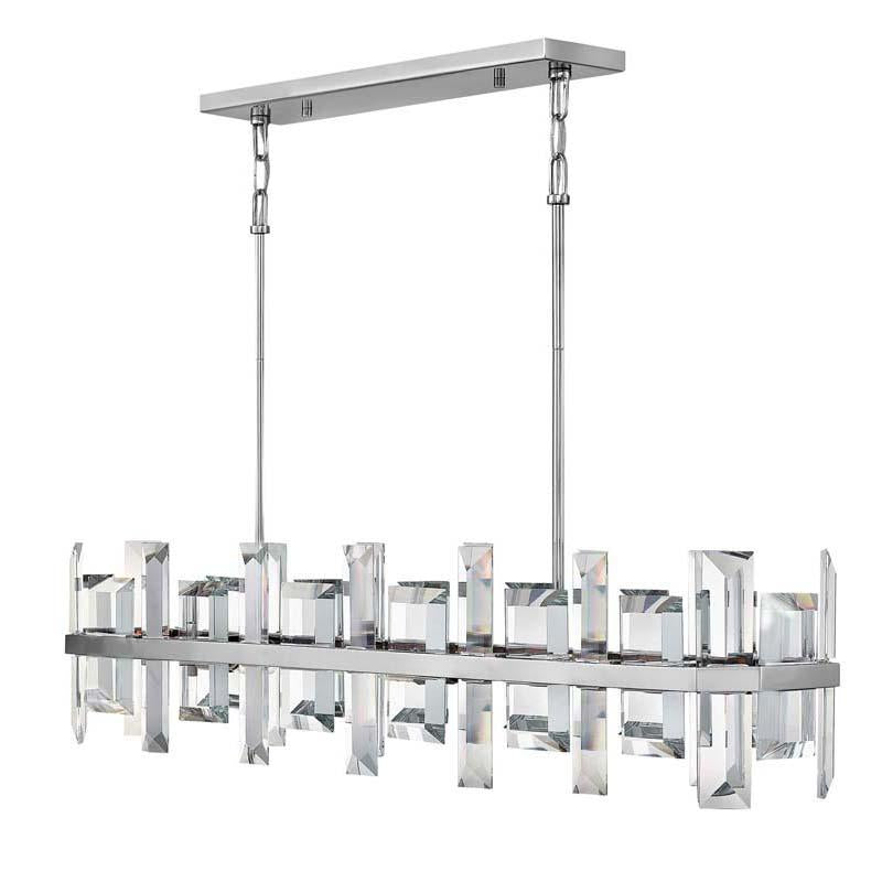 Fredrick Ramond FR39216PNI Chandelier Odette Polished Nickel Pendant Lights