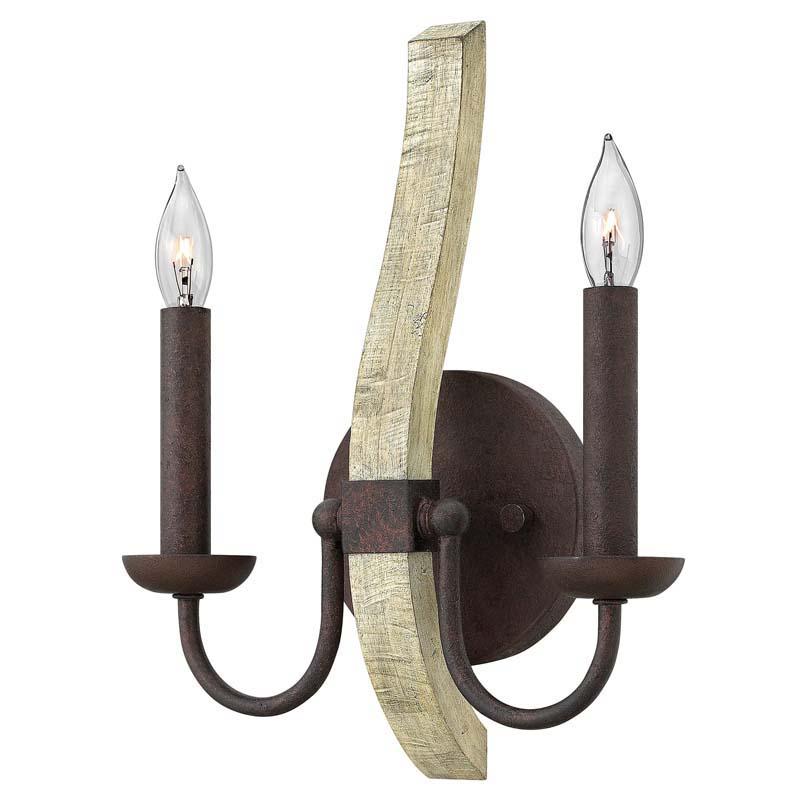 Fredrick Ramond FR40572IRR Sconce Middlefield Iron Rust Wall Lights