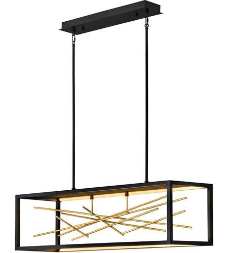 Fredrick Ramond FR46406BLK Chandelier Styx Black Pendant Lights