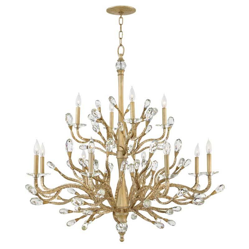 Fredrick Ramond FR46810CPG Foyer Eve Champagne Gold Pendant Lights