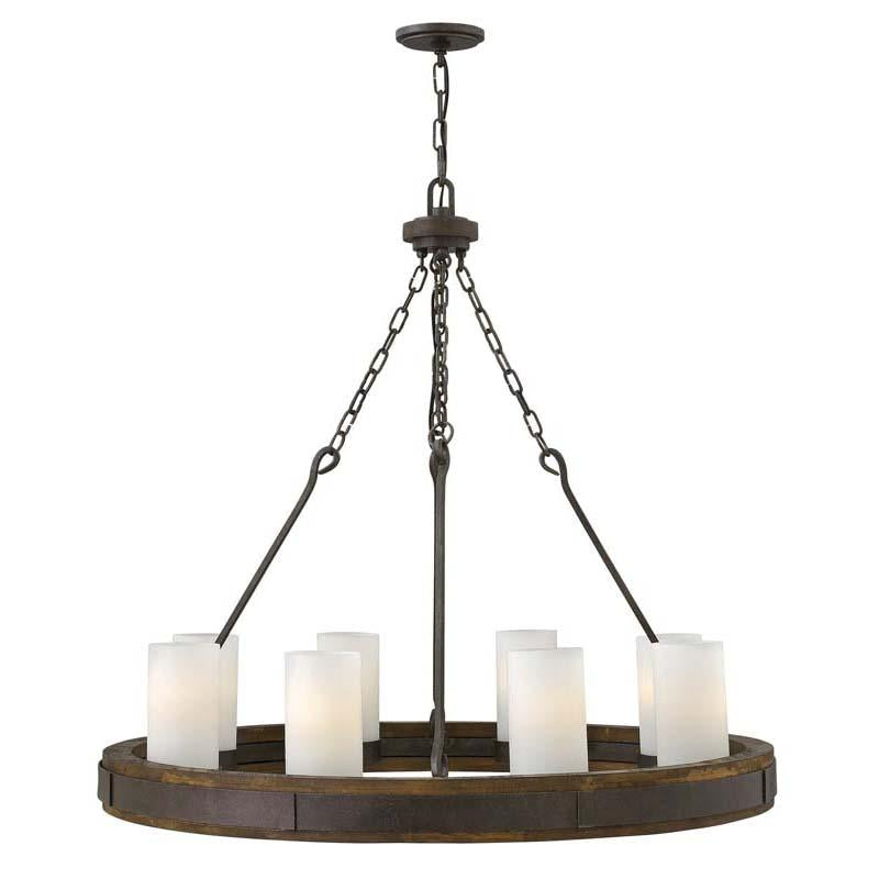 Fredrick Ramond FR48439IRN Chandelier Cabot Rustic Iron Pendant Lights