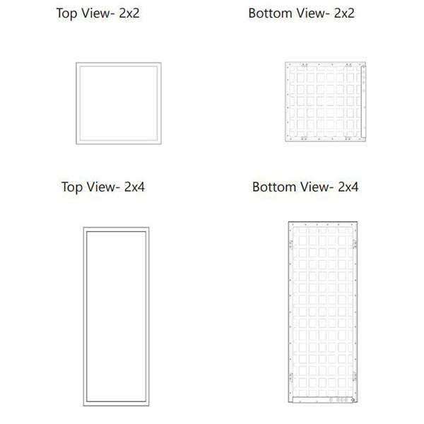 FSC Lighting FPB-AOK-L Series Adjustable Output LED Backlit Flat Panel